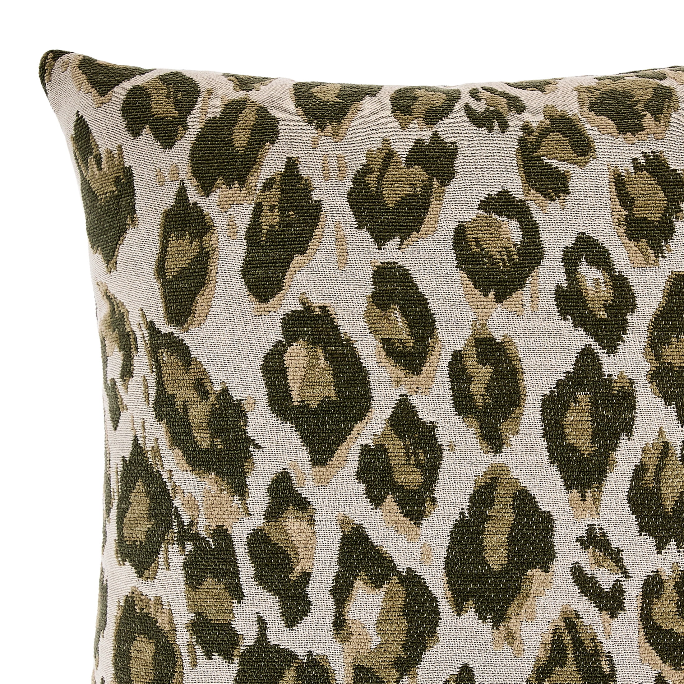 Mainstays 18" x 18" Grey Leopard Print Decorative Pillow