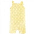 thumbnail image 3 of Hudson Baby Infant Girl Cotton Rompers 3pk, Daisy, 18-24 Months, 3 of 4