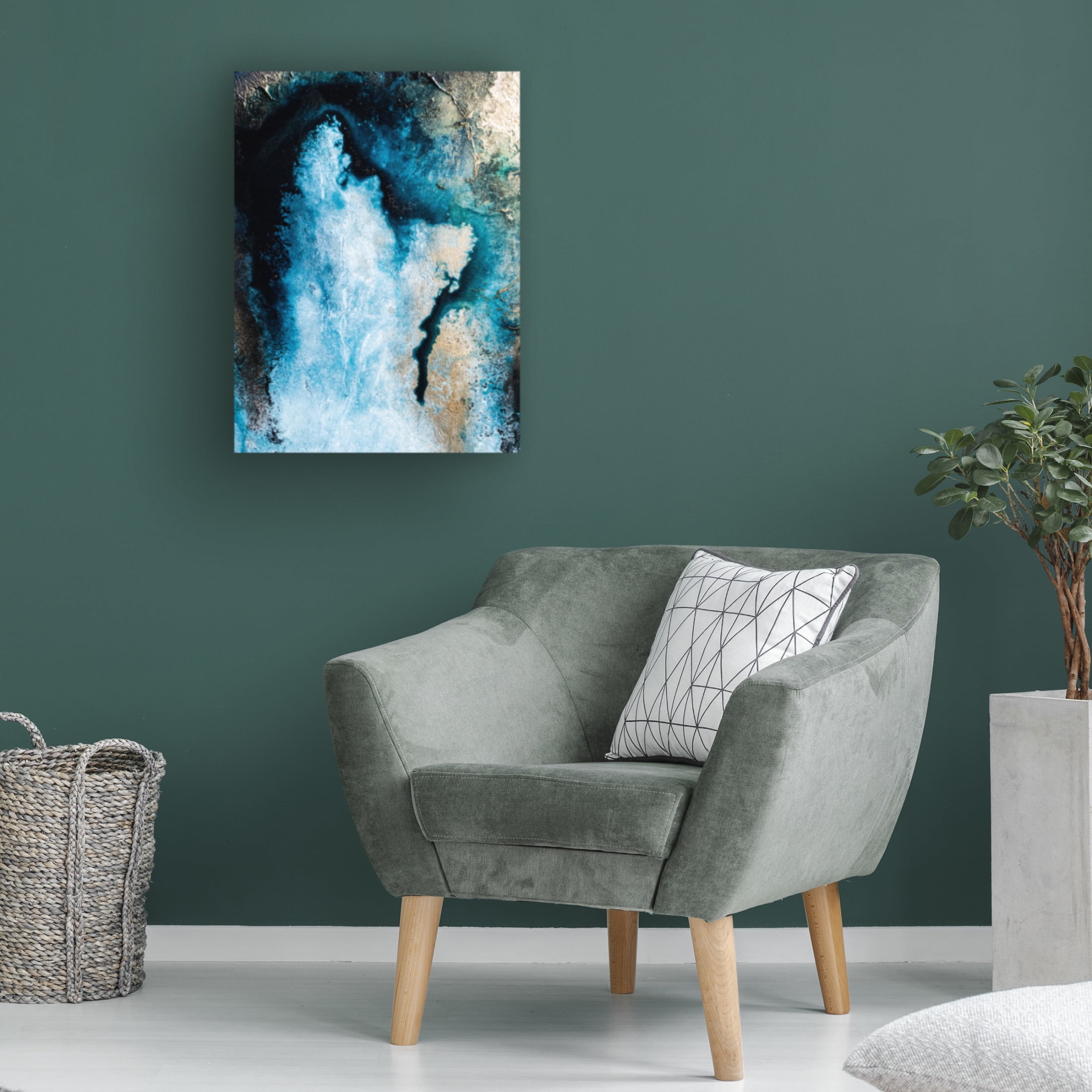 Canvas Wall Art - Petra Meikle de Vlas 'Through the Edge' Wall Art for Living Room, Bedroom, or Office Décor by Trademark Fine Art - 14 x 19 Inches
