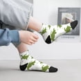 thumbnail image 6 of Uemuo Cute Turtle Printed Crew Socks, Moisture-Wicking Socks, Athletic Socks for Men Breathable Cushion Socks Casual Sport Socks for Running Traveling, 6 of 6