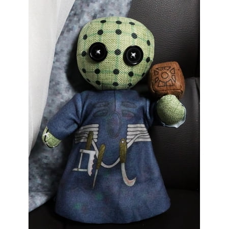 Pinhead Hellraiser Pinheadz Voodoo Stitches Monster Villain Plush Toy Doll