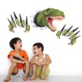 thumbnail image 1 of RV Pegatinas de pared de dinosaurio 3D, pegatinas de pared, calcomanías murales para dormitorio, sala de estar, pared de TV Rojo Verde, 1 of 5