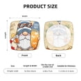 thumbnail image 6 of Gaeub Hello Summer Cute Gnome Square Chair Seat Covers, Stretch Fitted Printed Chair Seat Cushion Cover for Kitchen, Office - One Size, 6 of 9