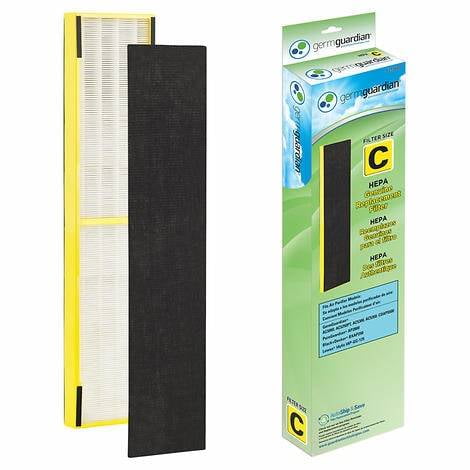 GermGuardian FLT5000 Replacement HEPA Air Purifier Filter 2-pack