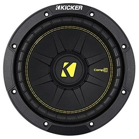 Kicker 44CWCD84 CompC 8 Inch 4 Ohm 200 Watt RMS Power Car Audio Sub Subwoofer