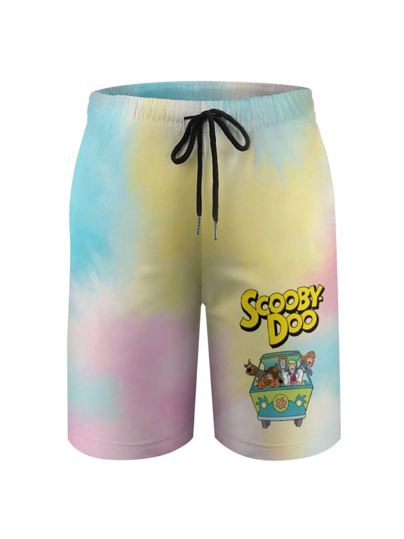 Cartoon Dog Sco-oby Doo Beach Pants Boys And Girls Teens Swim Trunks Casual Sports Running Swim Surf Board Shorts