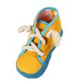 thumbnail image 1 of Zapatos de Lona Simulados Sailing Juguete Sonido para Mascotas Amarillo, 1 of 6