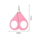 thumbnail image 2 of FloreceBien Tijeras de uñas redondas para niños con funda Tijeras de uñas tamaño pequeño Tijeras redondas para niños, 2 of 5