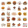 thumbnail image 3 of 50 Pcs Thanksgiving Stickers Happy Thanksgiving Stickers for Water Bottles Envelopes Scrapbooking, Thanksgiving Decorations, Fall Stickers for Kids Teens Adults, 3 of 13