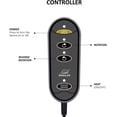 thumbnail image 2 of Snailax 2-in-1 Shiatsu Foot and Back Massager with Heat, 2 of 6