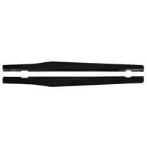 Side Skirts Extension For 2010-15 Chevy Camaro SS LS LT Gloss Black Rocker Panel