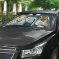 thumbnail image 2 of 3D Fox Car Auto Sunshades Windshield Heat Protection Sun Shades Univeral Fit Cars Suv Truck, 2 of 6