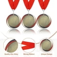 thumbnail image 3 of Uxcell Award Medals, Prize Medals Winner Medals with Neck Ribbon for Competitions Sports Event Gold, 3 of 7