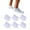 White, variant on 12 Pairs Ankle Socks for Men Women Cotton Comfortable Non Low Cut for Casual Dailywear Black, One Size