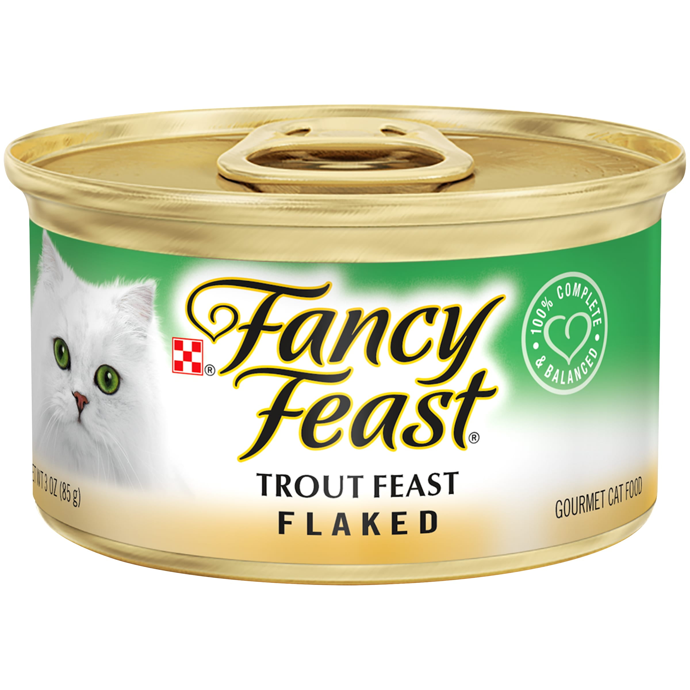 Fancy Feast Flaked Trout Bits Wet Cat Food, 3 oz Can