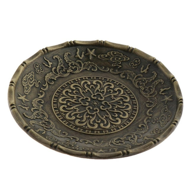 Posavasos de aleación de zinc duradero para bebidas, mantel individual y platillo Bronce