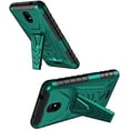 thumbnail image 3 of Compatible for Nokia C100 Case with Holster Belt Clip Hybrid Shockproof Protective Phone Cover with Kickstand - Teal, 3 of 5
