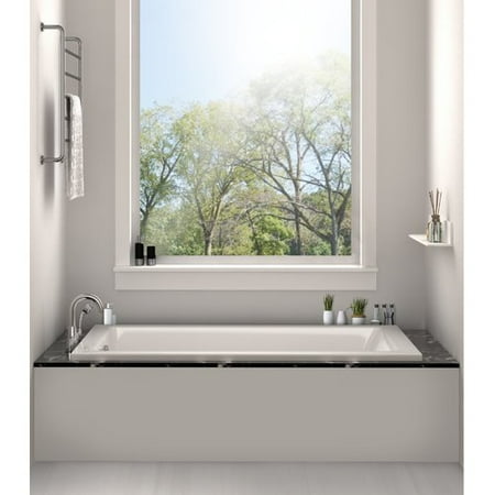 Fine Fixtures Drop In or Alcove Bathtub 32'' x 48'' Soaking (Best Drop In Bathtubs)