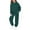 Blackish Green, variant on Kids Hoodie Sweatsuit Set Boys Girls ??aglan Sleeve Tracksui?? Pullover Hooded Sweatshirts and Jogger Pants Set Fall Athleisure