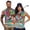 Colorful Boho Flower, variant on KUIFORTI Funny Matching Golf Shirts for Couple Colorful Boho Flower His and Hers Golf Shirts Matching Soft and Comfortable for Man Breathable Fabric Lightweight Suitable for Outdoor Sports
