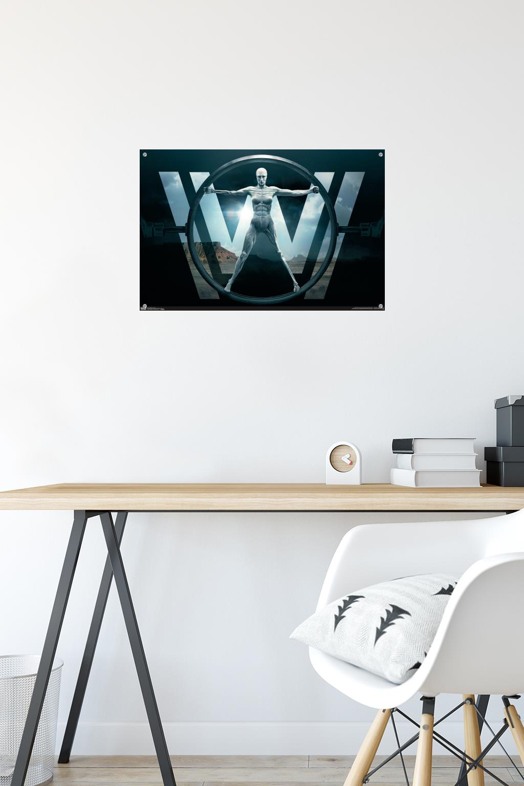 Westworld - Key Art Wall Poster with Pushpins, 14.725" x 22.375"