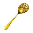 thumbnail image 2 of Cucharas para servir para cubiertos de buffet Forma de concha Cucharas multifuncionales Público Oro, 2 of 9