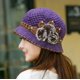 thumbnail image 1 of Gorro cálido de otoño e invierno para mujeres de mediana edad y mayores, gorro de lana grueso para mujer, gorro cálido para exteriores con protección para los oídos, entrega de una pieza, 1 of 6