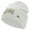 White, variant on US Army Veteran Flag Embroidered 8 Inch Knitted Short Beanie - Navy OSFM