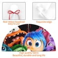 thumbnail image 3 of Lsque inside out 2 Print Christmas Tree Skirt, Tree Skirt with Ties or Velcro, Perfect for Holiday Decorations, Halloween, and New Year-48", 3 of 7