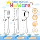 thumbnail image 2 of Juego de cubiertos HaWare Kids de acero inoxidable de 12 piezas, 2 of 7