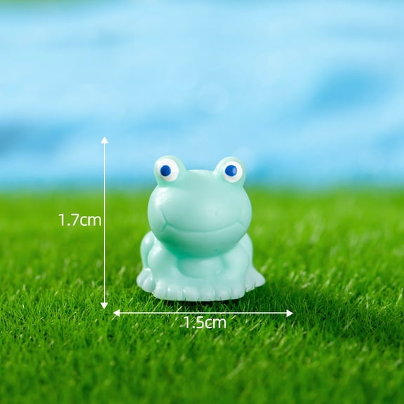 20Pcs Miniature Frog Statues Resin Craft Frog Figures Mini Garden Frog Ornaments Tiny Frog Models