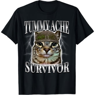 cat smoking cigarette shirt Funny Smoking Cat, Cigarette Kitty Gen Z Meme, Cat Lover Men Women T-Shirt