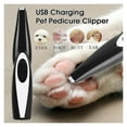 thumbnail image 2 of USB Rechargeable Pet Hair Trimmer for Dogs Cats Clipper Grooming Kit Cats Pets Foot Clipper Grooming ,Cordless Using, 2 of 5