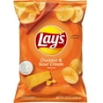 thumbnail image 2 of 2 Pack-Lay's Potato Chips, Cheddar & Sour Cream, 7.75 oz - Value Pack, 2 of 5