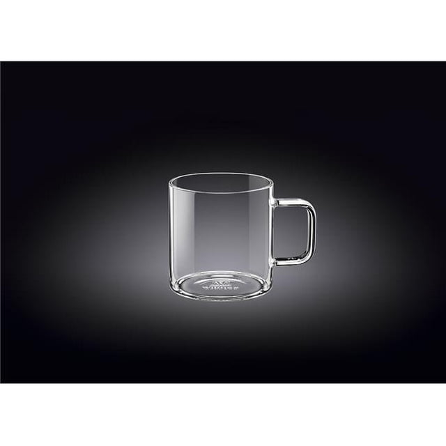 Wilmax WL-888601-A Verre Thermo 80 ml. Tasse, 3 oz.