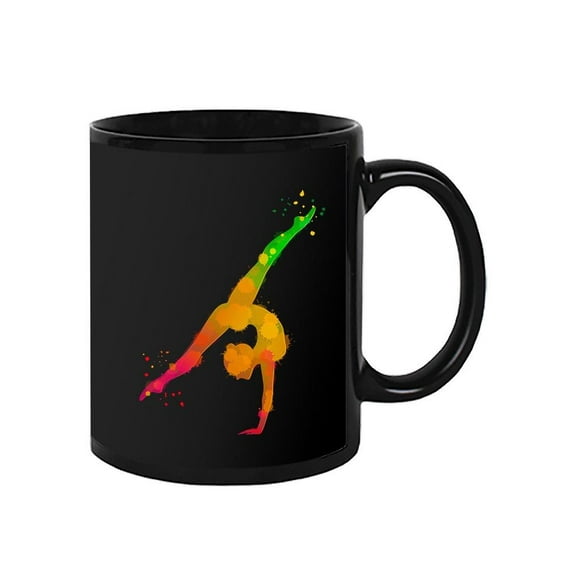 Silhouettes Of Gymnastic Girl. Mug Unisex's -Image by Shutterstock