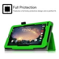 thumbnail image 6 of qunyiCO Y7/ Venturer Voyager 7" Tablet Case - Fintie Premium PU Leather Cover for with Stylus Holder Compatible with SmarTab 7 / iView 7", Green, 6 of 7