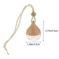 thumbnail image 4 of WASHWEPE Aromatherapy Bottle Wood 6Pcs Set 1.8x1.4x1.2in, 4 of 6