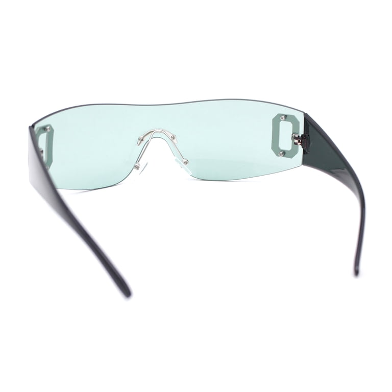 Womens Classic 90s Diva Rimless Shield Designer Fashion  display picture 1