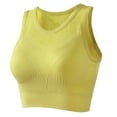 thumbnail image 5 of Ribbed Workout Tank Tops for Women with Built in Bra Tight Racerback Scoop Neck Athletic Top, 5 of 5