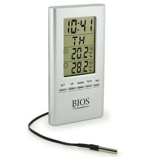 1.69” Mini Indoor Outdoor Thermometer °C/°F Temperature Monitor Gauge Gold  - Yahoo Shopping