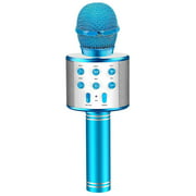 Wireless Bluetooth Karaoke Microphone Xmas Gifts, Handheld Microphone Home Party KTV Player for Kids Adults