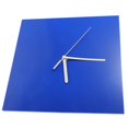 thumbnail image 1 of Blue Frameless Wall Clock for Home Decor Made of Basswood Silent Design Practical and 12.5 Inches, 1 of 4