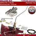 thumbnail image 1 of American Shifter  AOD Shifter Kit Chrome 23 in. Swan E Brake Cable Clamp Clevis Trim Kit for F5BB6, 1 of 1
