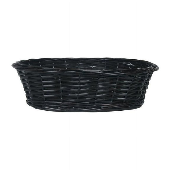 Black Oval Willow Basket