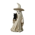 thumbnail image 1 of Estatua de fantasma de Halloween Colamx Impermeable Beige, 1 of 8