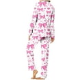 thumbnail image 4 of Purcolt Pajamas for Women Set Long Sleeve Button Down Sleepwear Soft Pjs Sets 2 Piece Lounge Sets with Pocket, 4 of 5