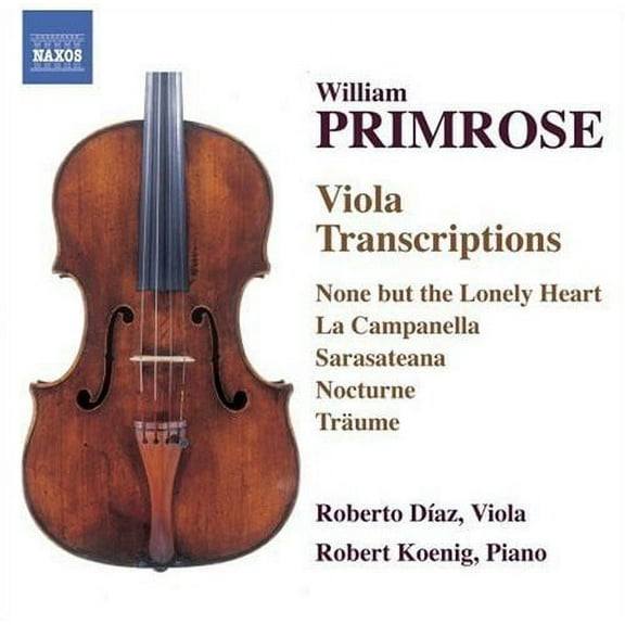 Roberto Diaz - Viola Transcription - Music & Performance - CD