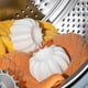 thumbnail image 5 of Bola de silicona para secadora, bola para lavadora, ahorra tiempo de secado y reduce el enrollado. Blanco L, 5 of 9