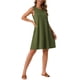 thumbnail image 4 of INSPIRE CHIC Vestidos de Verano para Mujeres, Vestido de Tirantes con Estampado de Tie Dye, Vestido Casual de Playa Sin Mangas, Vestido Suelto de Camiseta con Bolsillos XL Verde Ejército, 4 of 6